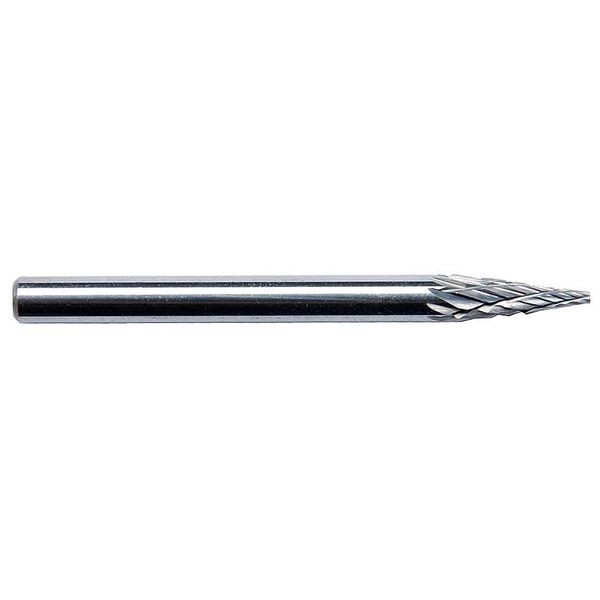 Carbide Bur, Pointed Cone, 1/4
