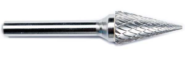 Carbide Bur, Taper Radius End, 3/4