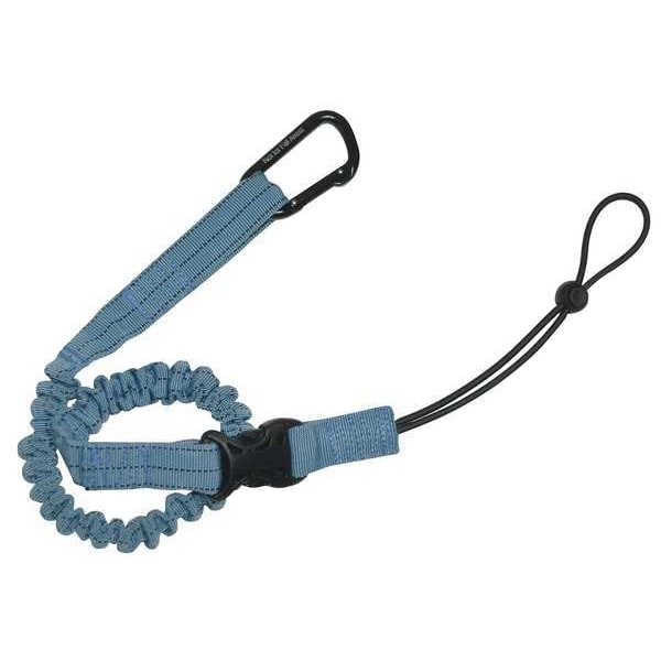Tool Lanyard, 35 In. L, Blue, Polyester