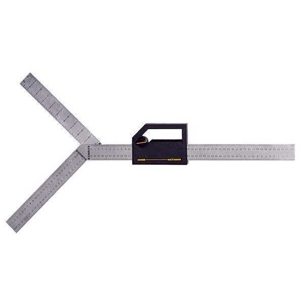 Mul T Square, SS, 29 x 9, 45 & 90 Deg