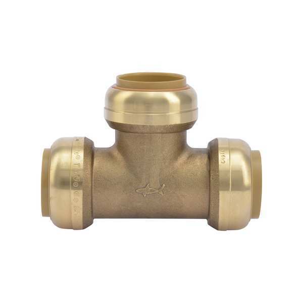 DZR Brass Tee, 1 in Tube Size