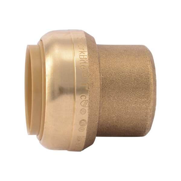 DZR Brass End Stop, 1 in Tube Size