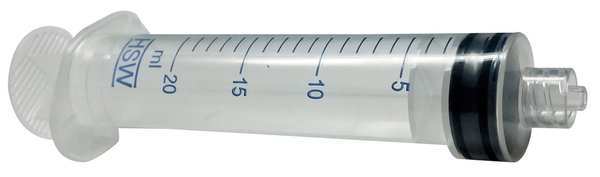 Disp Syringe, Luer Lock, 20 mL, PK100