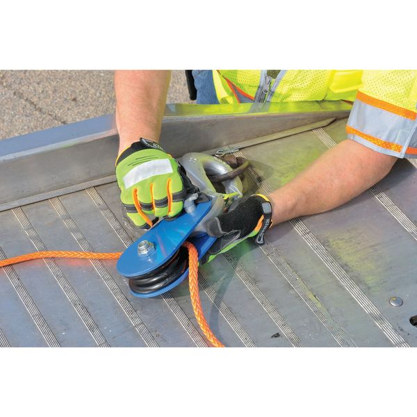 Snatch Block, Wire Rope, 1/2 in Max Cable Size, 8,000 lb Max Load