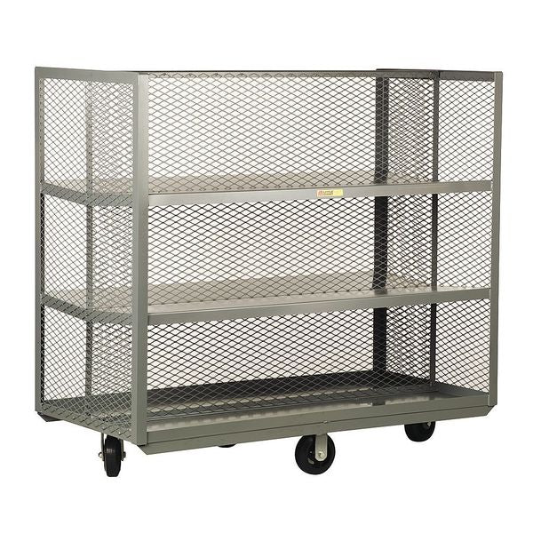 Bulk Storage Cart, 60x28, 3 Shelves