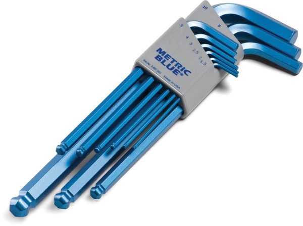 9 Piece Metric L-Shape Hex Key Set, UST197716
