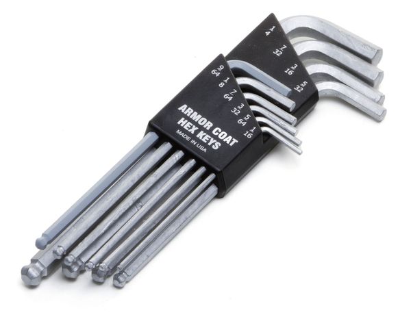 10 Piece SAE L-Shape Hex Key Set, UST274678