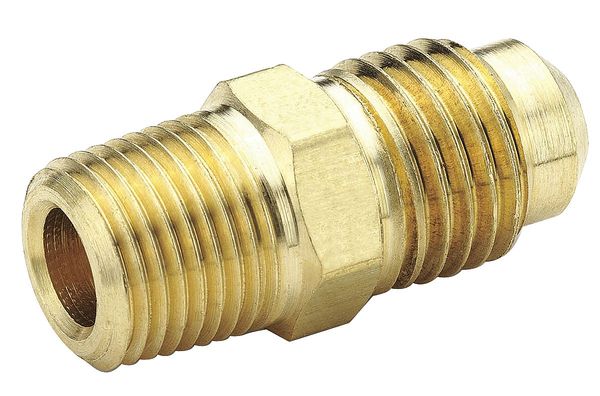 Male Connector, Low Lead Brass, 1/2 In.