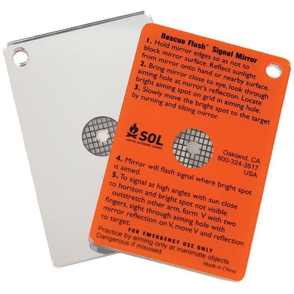 Rescue Flashâ¢ Mirror, Packaged, Kit, Plastic Case