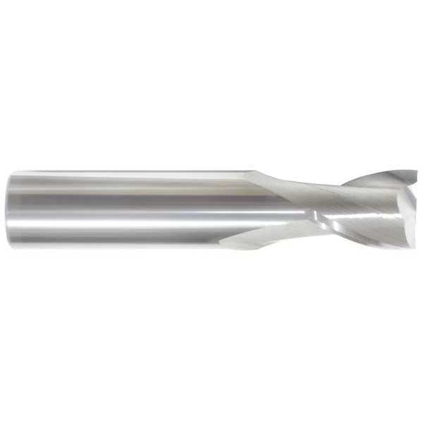 Carbide End Mill, 1/16In, 2FL, Single