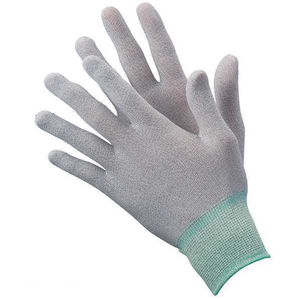 Antistatic Gloves, XL, Nylon/Carbon, PK12