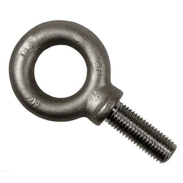 Machinery Eye Bolt With Shoulder, 1/4