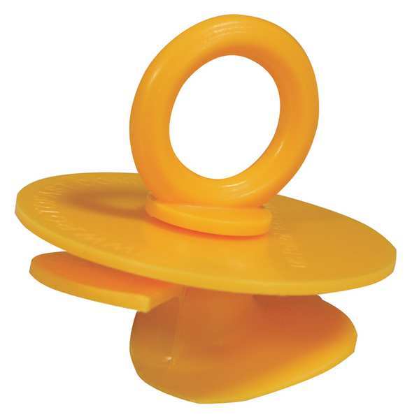 Ceiling Anchor Mount, 2-1/8 in. W, Plastic