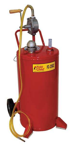 25 gal Red Steel Fuel Caddy