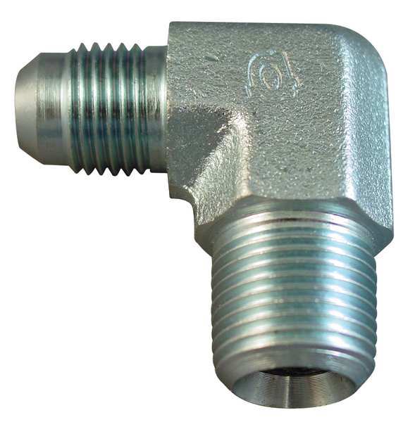 Adapter, Elbow, 3/4 in., Male BSPT/Male JIC