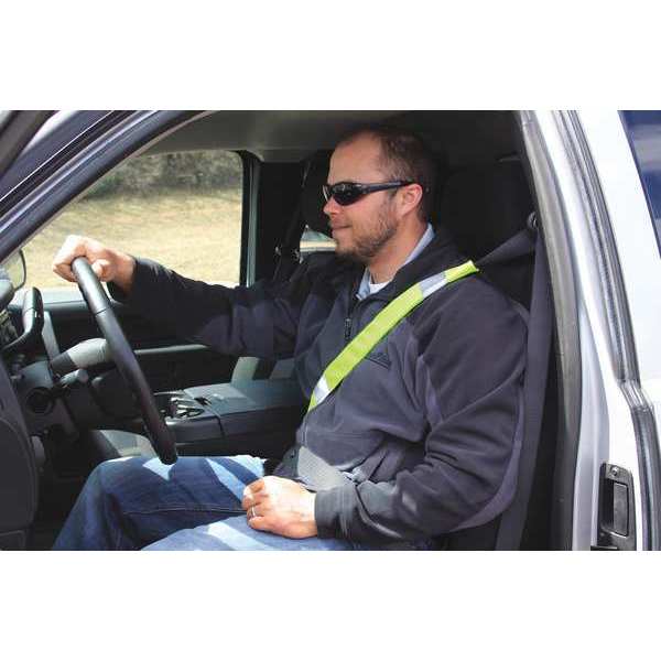 Seat Belt Cover, Hi-Vis, Yellow