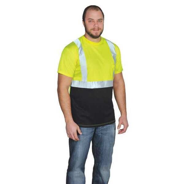 Short Sleeve T-Shirt, Men, Class 2, Ylw, S