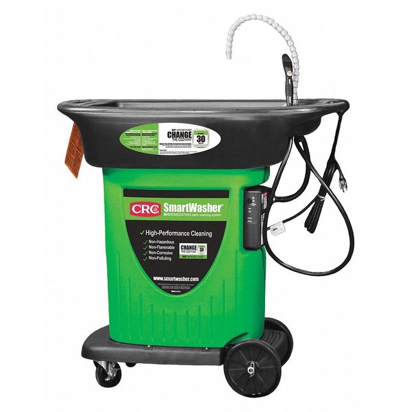 Parts Washer, 15 gal., 300 GPH, HDPE, Mobile