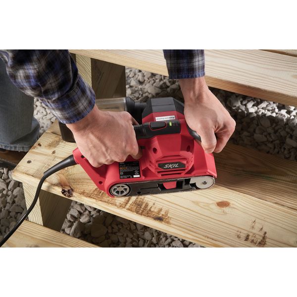 Belt Sander, 6.0 A, 3 x 18 In
