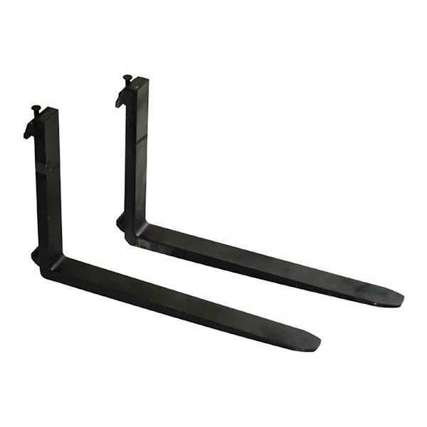 Forklift Forks, 42 in. L., 3000 lb., PR
