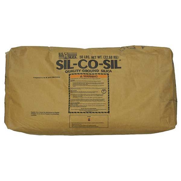 50 lb Ground Silica SL, White, Silica Base