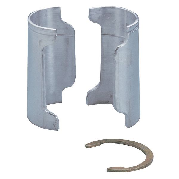 Shelf Split Sleeve, Aluminum, 4PK