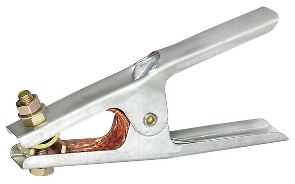 Steel Ground Clamp 200A, Jaw Open 1/2ln