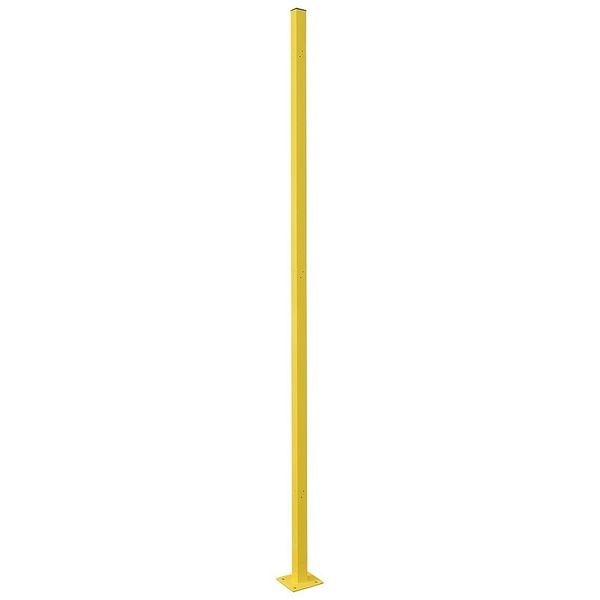 In Line Wire Partition Post, Height 8 Ft