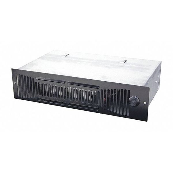 120VAC Toe Space Heater with Thermostat, Fan Forced
