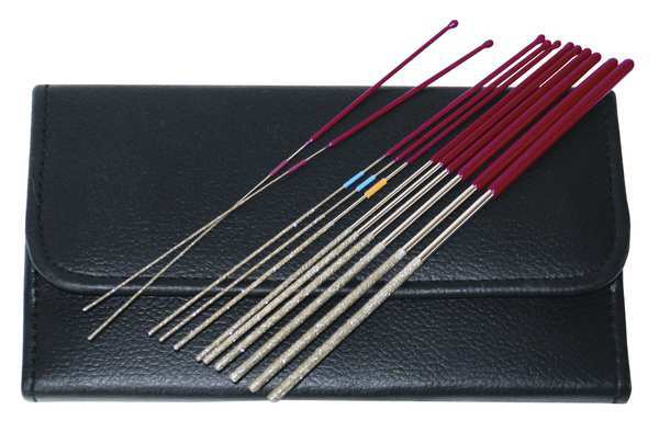 Round Micro Files, 12 Pieces, 5