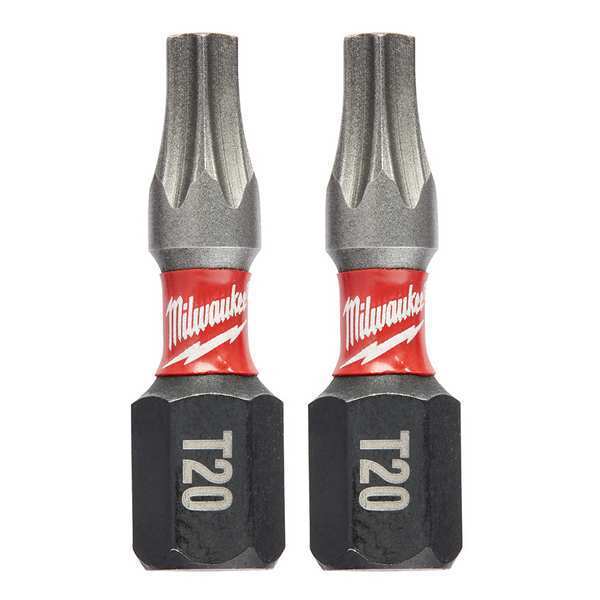 SHOCKWAVE Impact Torx T20 Insert Bits (2 PK)