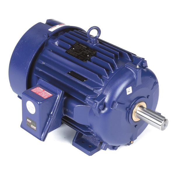 3-Phase Severe Duty Motor, 15 HP, 286T Frame, 460V AC Voltage, 875 Nameplate RPM