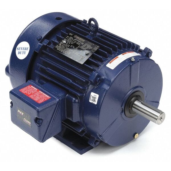 3-Phase Severe Duty Motor, 7 1/2 HP, 460V AC Voltage, 213T Frame, 1,765 Nameplate RPM