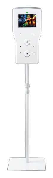Hand Sanitizer Floor Stand, 1250mL, White