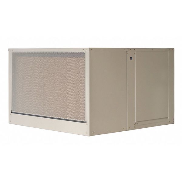 Ducted Evaporative Cooler 5000 cfm, 1800 sq. ft., 7 gal, 3/4 HP, Belt