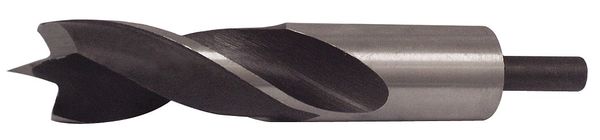 Brad Point Drill Bit, HSS, 1 in.