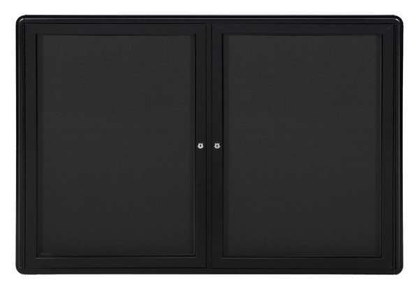 Enclosed Fabric Bulletin Board 33-3/4