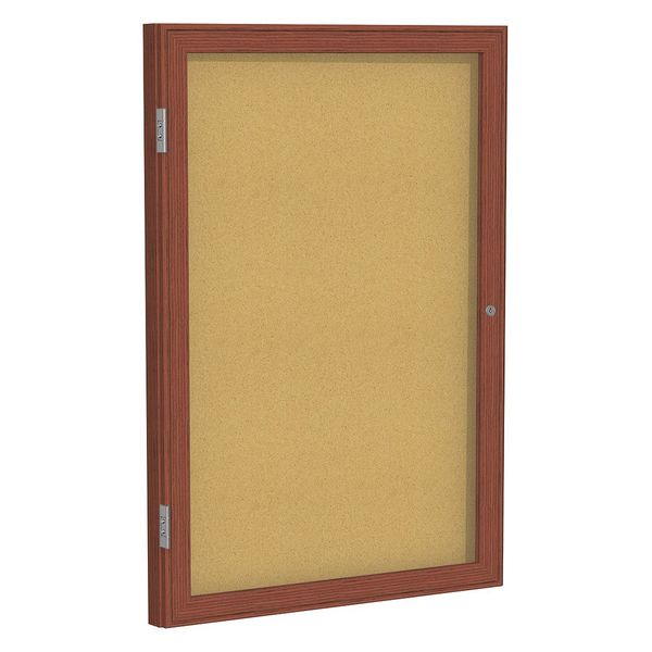 Enclosed Cork Bulletin Board 36x24