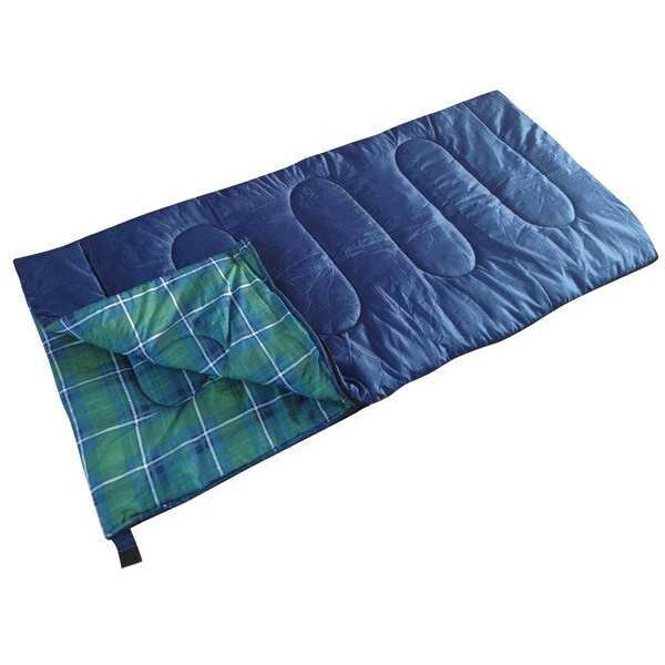 Sleeping Bag, Blue, Polyester, 5 lb., 25F