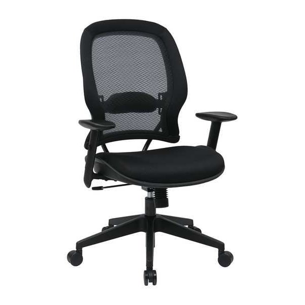 Managerial Chair, Fabric, 23-1/4