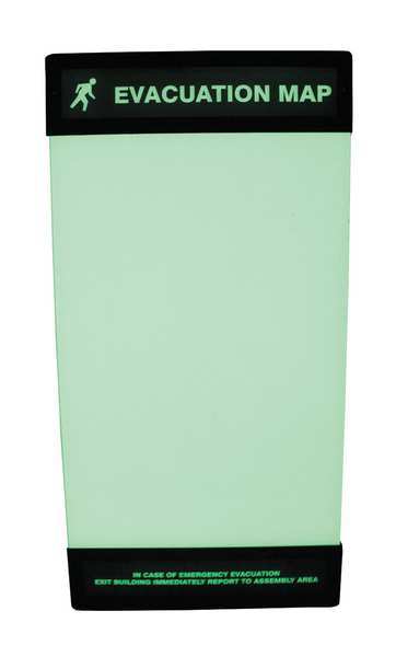 Evacuation Map Holder, 17 in. x 11 in.