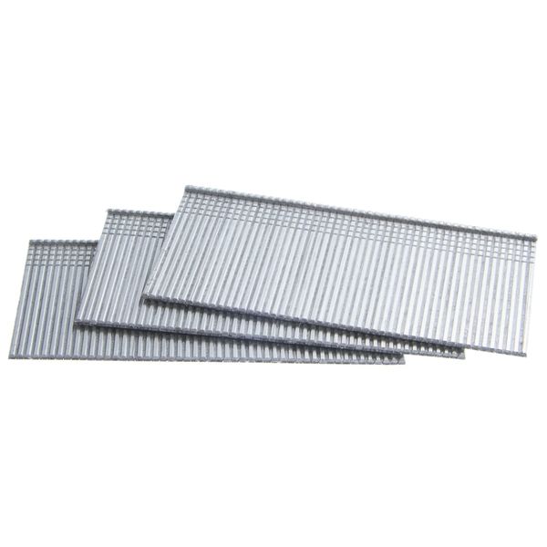 Collated Finishing Nail, 1-1/2 in L, 16 ga, Galvanized, T-Head Head, Straight, 2000 PK