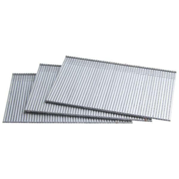 Collated Finishing Nail, 2 in L, 16 ga, Galvanized, T-Head Head, Straight, 2000 PK
