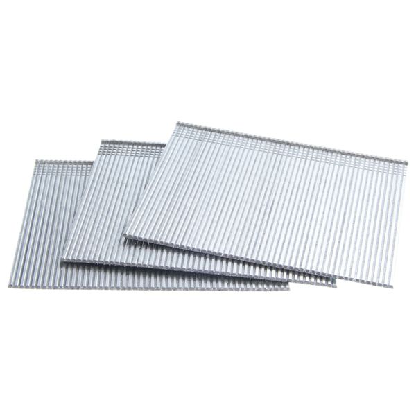 Collated Finishing Nail, 2-1/2 in L, 16 ga, Galvanized, T-Head Head, Straight, 2000 PK