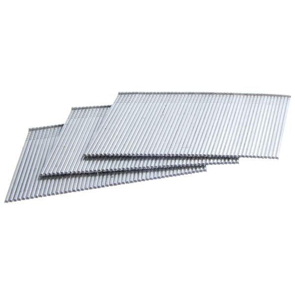 Collated Finishing Nail, 2 in L, 16 ga, Galvanized, T-Head Head, 20 Degrees, 2000 PK