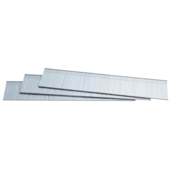 Collated Finishing Nail, 1-1/4 in L, 18 ga, Galvanized, Brad Head, Straight, 5000 PK
