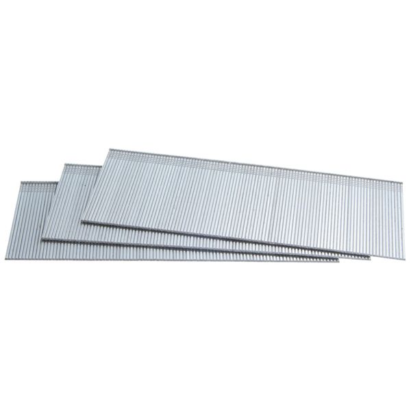 Collated Finishing Nail, 2 in L, 18 ga, Galvanized, Brad Head, Straight, 5000 PK
