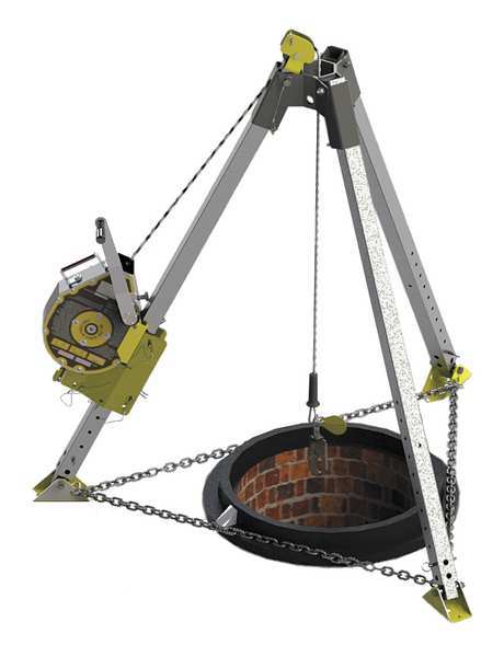 Rescue and Descent System, 310 lb., Steel