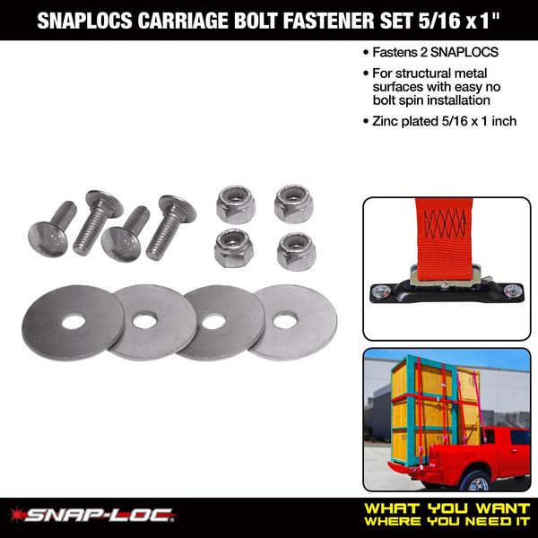 Carriage Bolt, Square Neck, Steel
