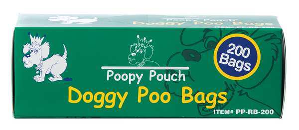 Pet Waste Bags, 3/4 gallon, 200 bags/roll, 10 Rolls